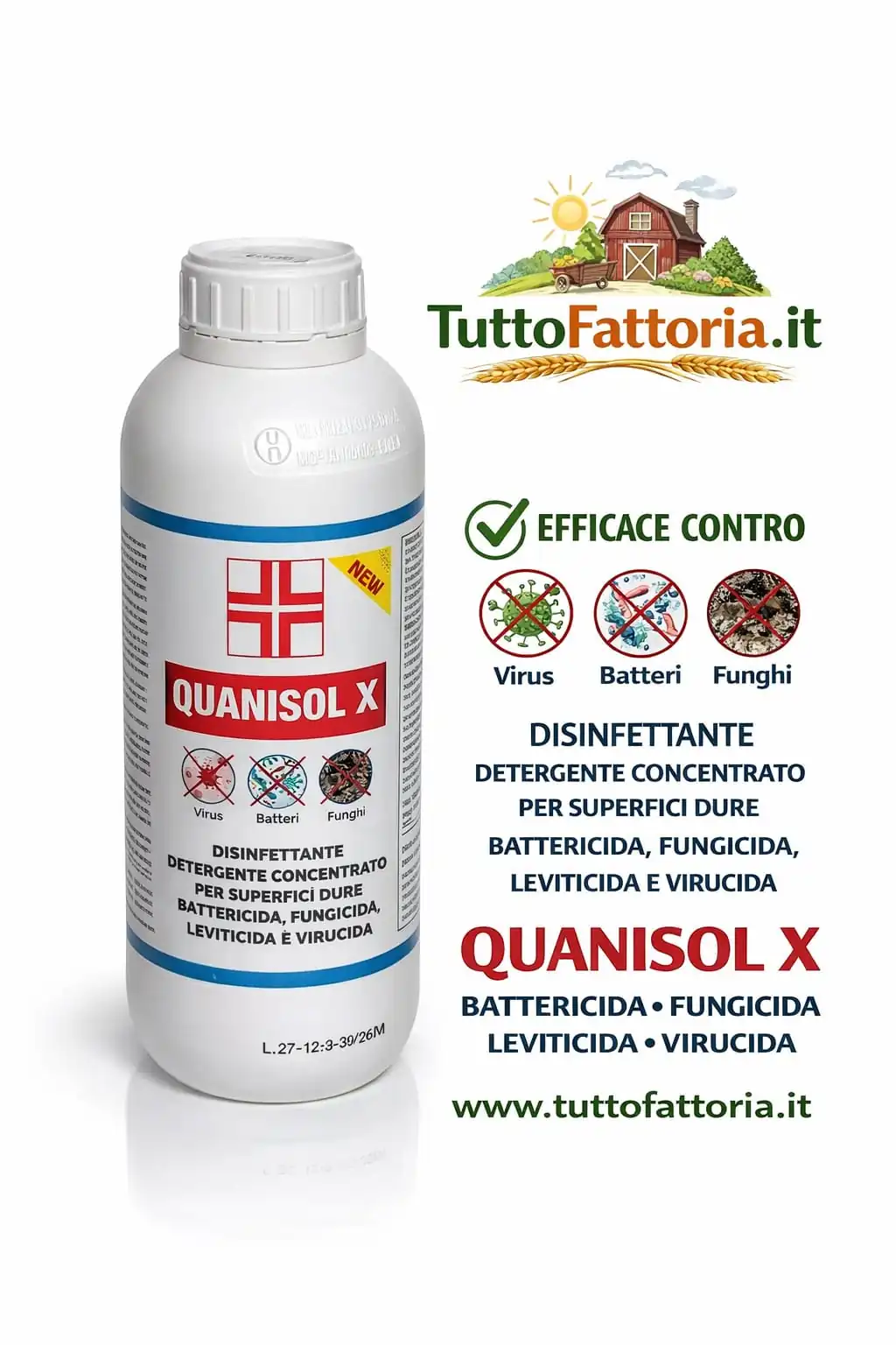 Quanisol x Disinfettante