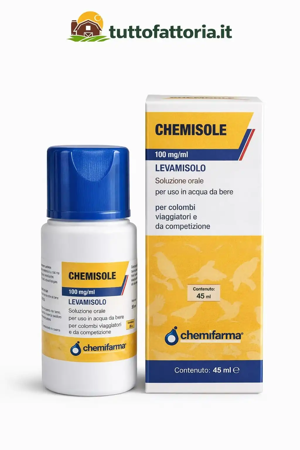 Chemisole – Soluzione orale per uso ornitologico 100 mg/ml