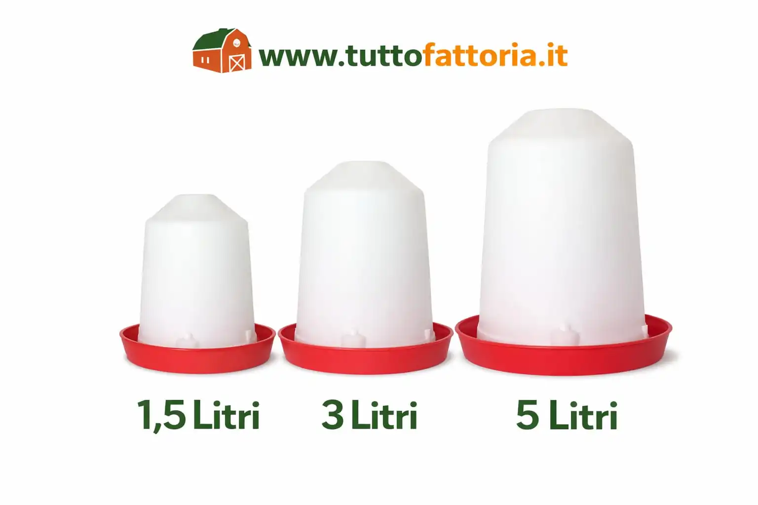 Abbeveratoio sifone 1,5/3/5 litri